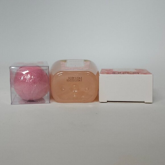 SPA LUXETIQUE Rose Scented Spa Product Lot of 3 Bubble Bath Bath Bomb Bath Salt - Picture 4 of 7